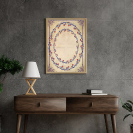 Elegante Papel De Tejido De Decoración Floral