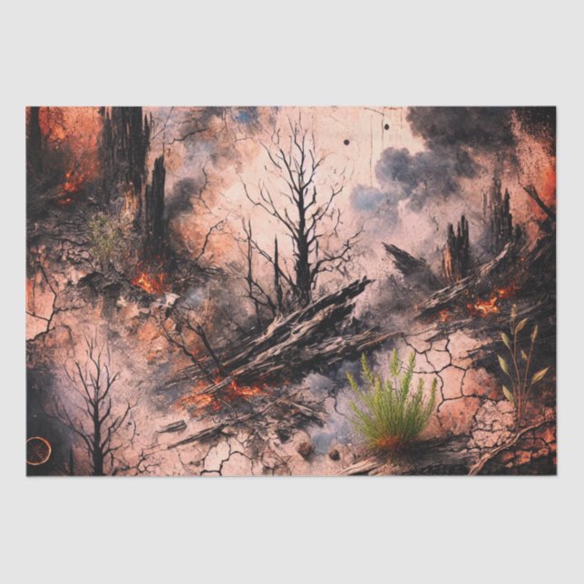 Elegante papel de tejido Personalizado para regalo (Anverso)