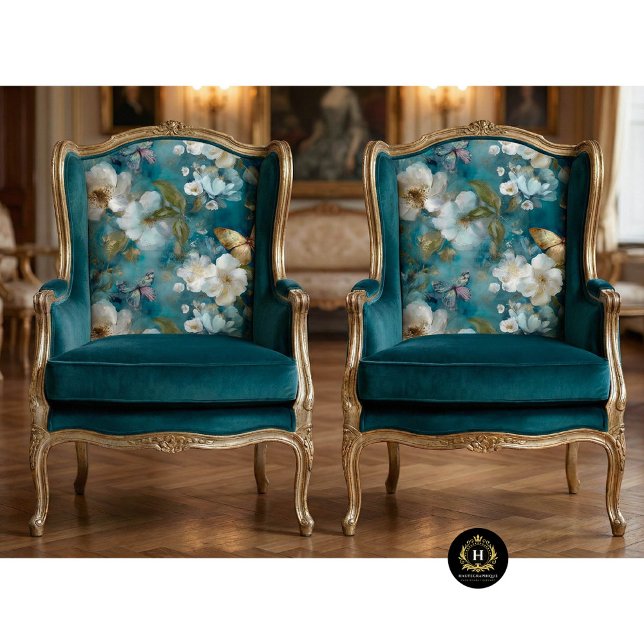 Elegante Papel De Tejido Vintage Floral (Subido por el creador)