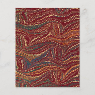 Elegante Papel enmarañado de época Borgoña y Oro