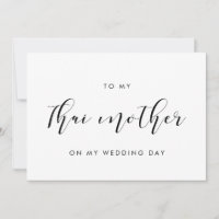 Elegante para mi madre tailandesa en mi tarjeta de