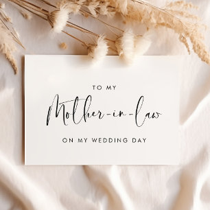 Elegante para mi suegra en mi tarjeta del día de b