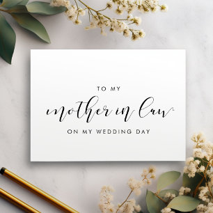 Elegante para mi suegra en mi tarjeta del día de b