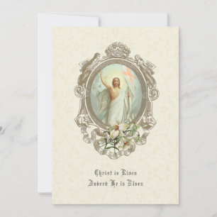 Elegante Pascha de Pascua Resurrección Jesús Lirio