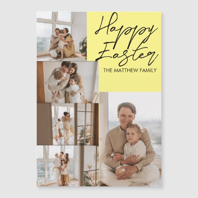 elegante Pascua Moderna, colección de cinco fotos  (Anverso)