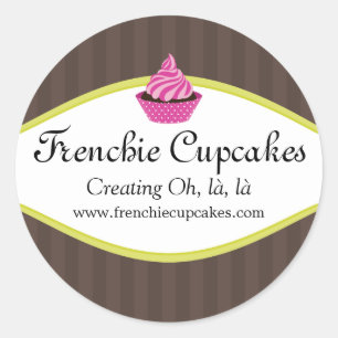 Elegante pastelería Pegatinas Personalizados