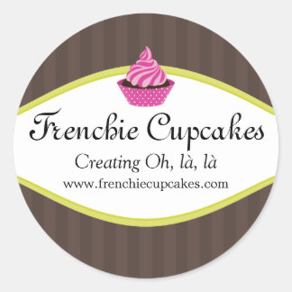 Elegante pastelería Pegatinas Personalizados