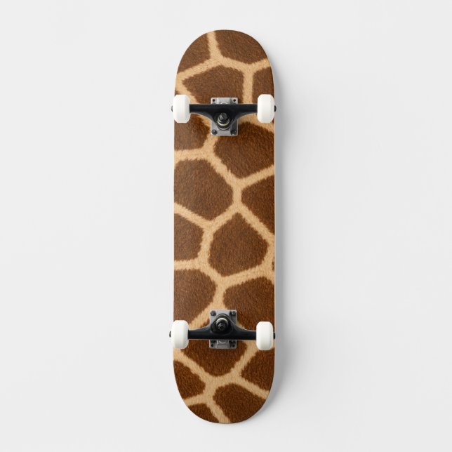Elegante patineta con estampado de jirafa (Anverso)