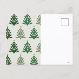 Elegante patrón de árbol y ornamento de Navidad - 