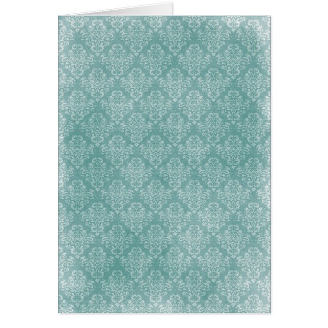 Elegante patrón de damasco vintage gris blanco des (Frente)