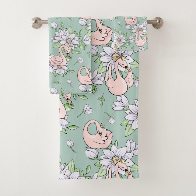 Elegante Patrón de la Corona de Oro de los Cisnes  (In situ)