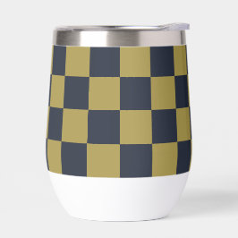 Elegante patrón de oro y azul marino