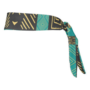 Elegante patrón geométrico tribal africano