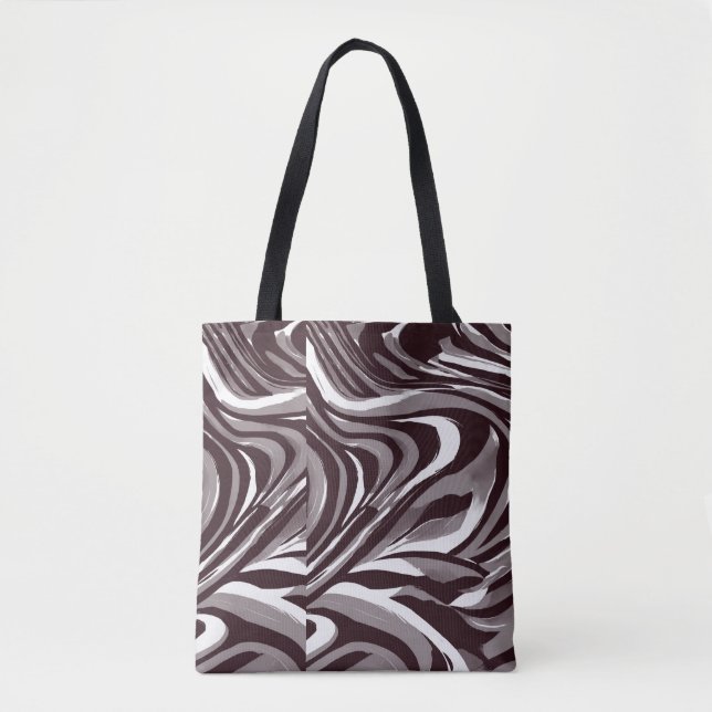 Elegante patrón sin foco Bolsa de Tote (Anverso)