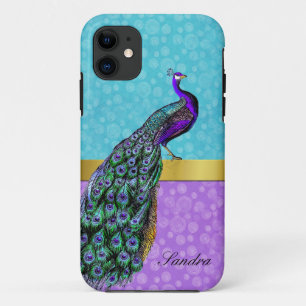 Elegante Peacock iPhone 5 Funda