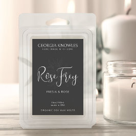 Elegante Pegatina De Etiqueta De Producto Negro Y 