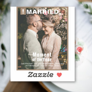 Elegante Pegatina de vinilo de corte Personalizado