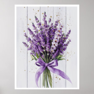 Elegante Peony Bouquet Watercolor Pared Arte y Pos