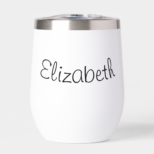 Elegante Personalizable Vidrio inoxidable (Frente)