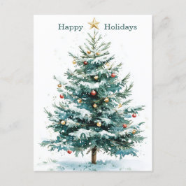 Elegante Personalizado de árbol de navidad simple