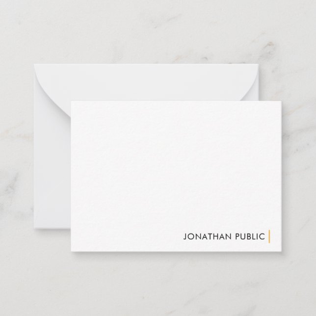 Elegante Personalizado de plantilla de diseño senc (Anverso)