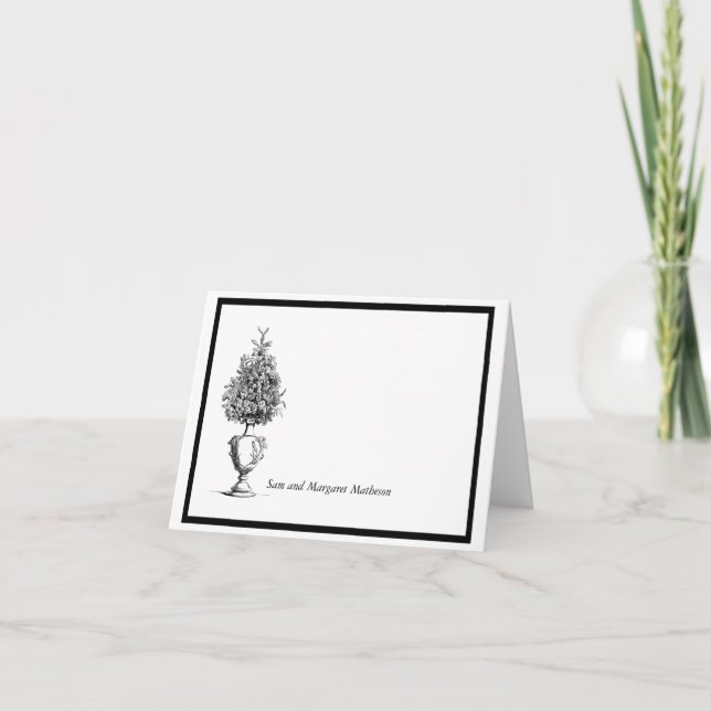 Elegante Personalizado en blanco de envergadura fl (Anverso)