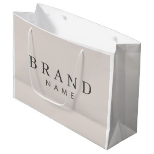 Elegante Personalizado Gran Bolsa de Compras