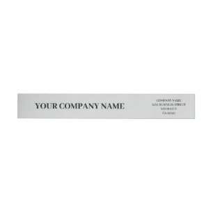 Elegante Personalizado Minimalista Light Gray Busi