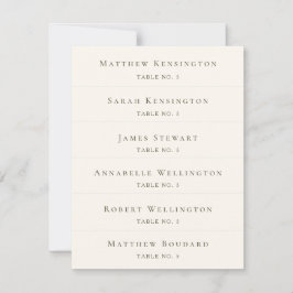 Elegante Personalizado Nombres de invitados Boda T