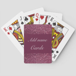 Elegante personalizado para sus cartas de juego