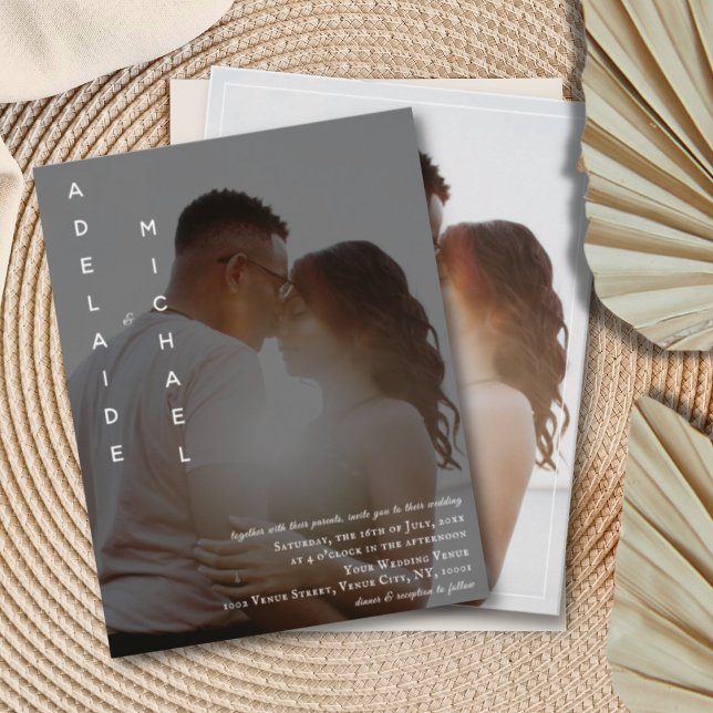 Elegante Personalizado simple de la invitación a l (Subido por el creador)