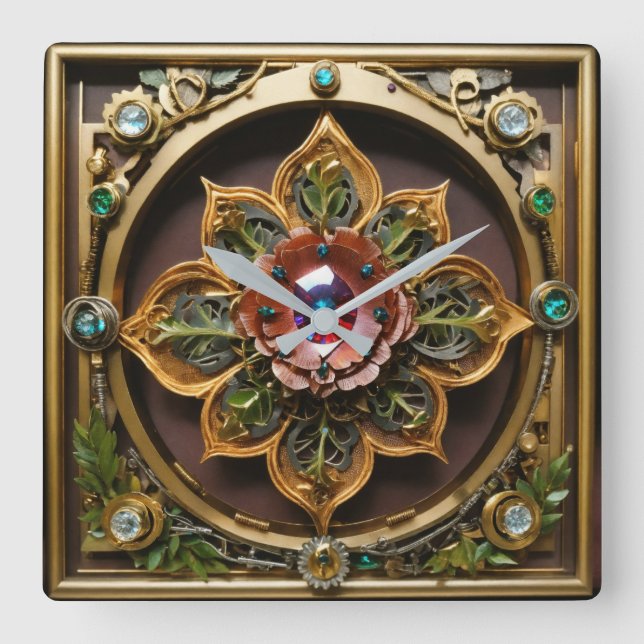 ⏰ Elegante Pieza De Tiempo Delight! Reloj de pared (Anverso)