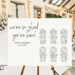 Elegante Plan de asiento para Bodas de paisajes de