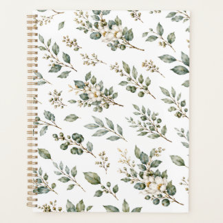 Elegante Planificador Botánico de Eucalipto