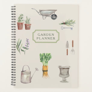 Elegante planificador de jardín personalizado