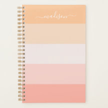 Elegante planificador de nombres de guiones rayado