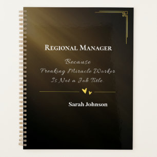 Elegante Planificador de Profesión Personalizado