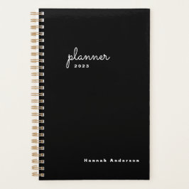 Elegante Planificador Semanal Mensual Sin Fecha P