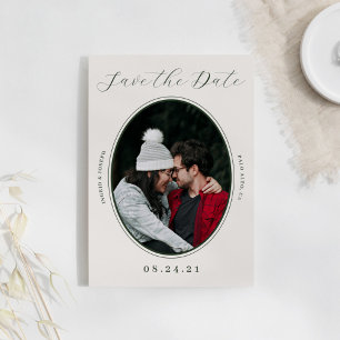 Elegante Plano De Fotograma Guardar La Tarjeta De 