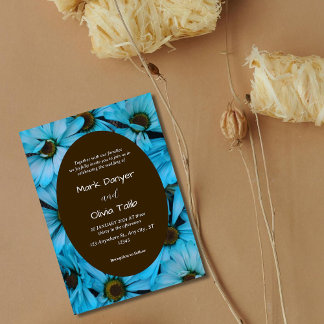 Elegante plantilla de invitación a la boda de la m