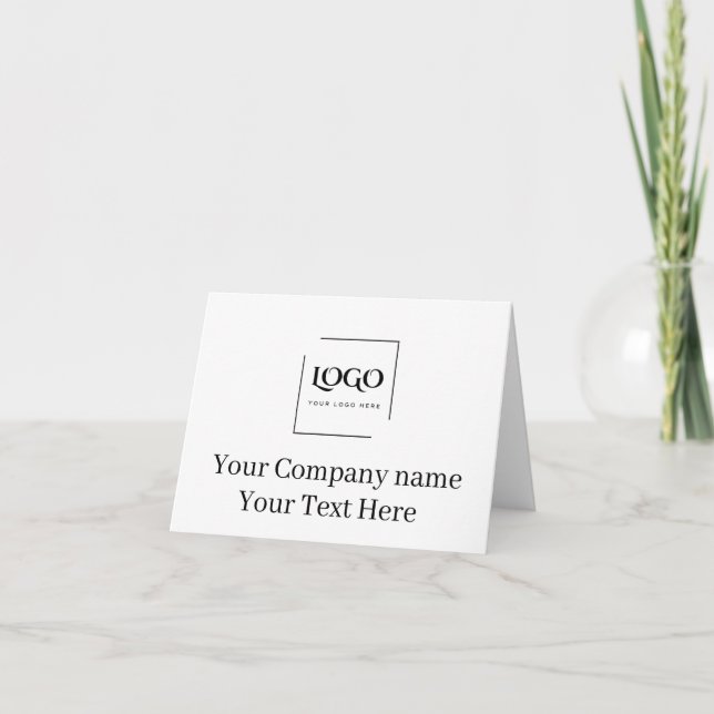 Elegante plantilla de tu logo personalizada (Anverso)
