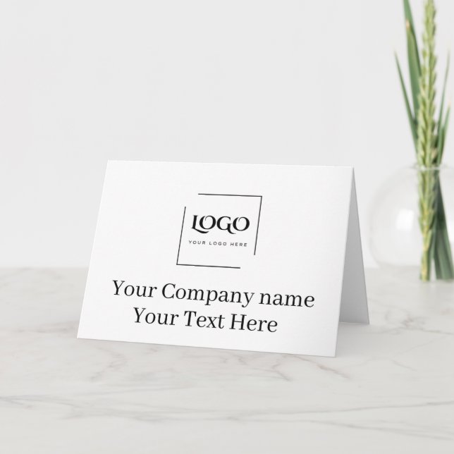 Elegante plantilla de tu logo personalizada (Anverso)