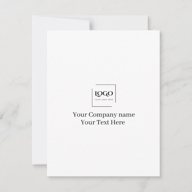 Elegante plantilla de tu logo personalizada (Anverso)