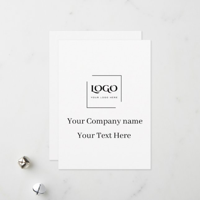 Elegante plantilla de tu logo personalizada (Anverso/Reverso In Situ)