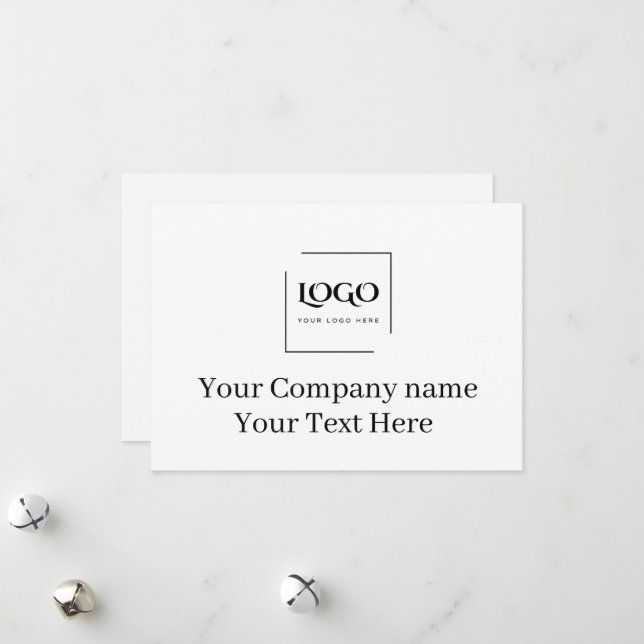 Elegante plantilla de tu logo personalizada (Anverso/Reverso In Situ)
