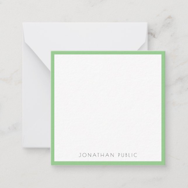 Elegante plantilla moderna de monograma Minimalist (Anverso)