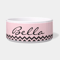 Elegante plato Mascota, nombre de Personalizable y