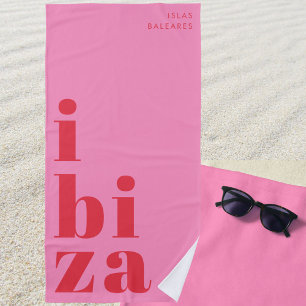 Elegante playa de baño de Ibiza Toalla