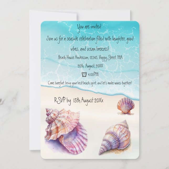 Elegante playa tropical con tumbonas Náuticas Perl (Anverso)