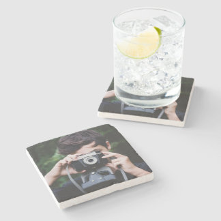 Elegante posavasos de piedra para hogar moderno